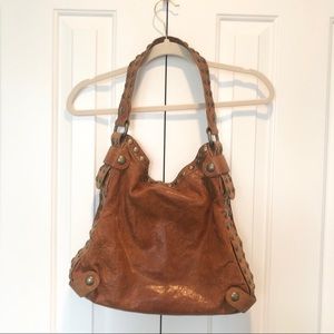 KOOBA Leather Studded Shoulder Bag